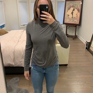 Grey turtleneck